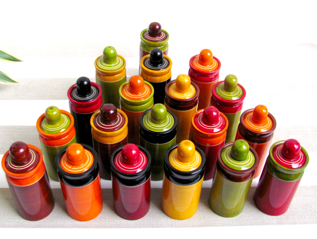 Mini Bharani Toothpick Holders/mukhwas Jars