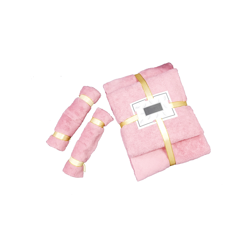 UPNEJA V Handloom Microfiber 2 Bath Towel with 2 Hand/Face, Kitchen Towel 300 GSM (Set of 4)