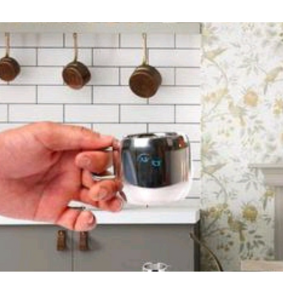 Pack Of 6 Plain Stainless Steel Tea & Coffee Cup 80 Ml Each